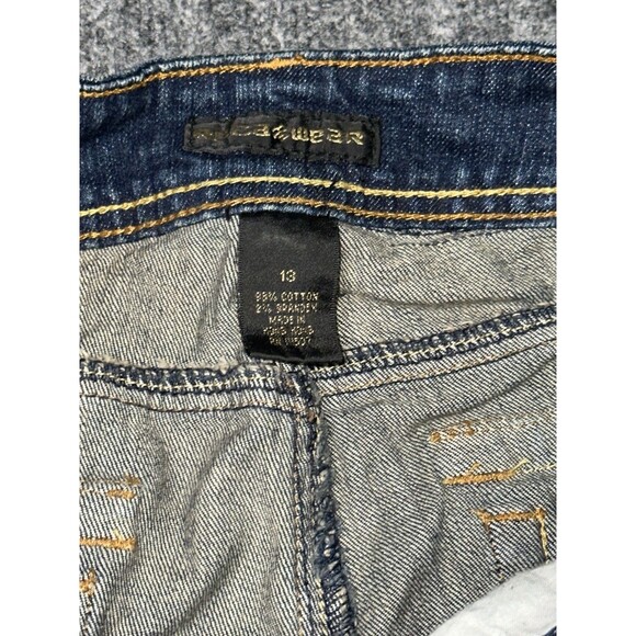 Vintage Rocawear Jeans‎ Flare Size 13 Embroidered Pocket Flap Y2K Skater Grunge - Picture 4 of 7